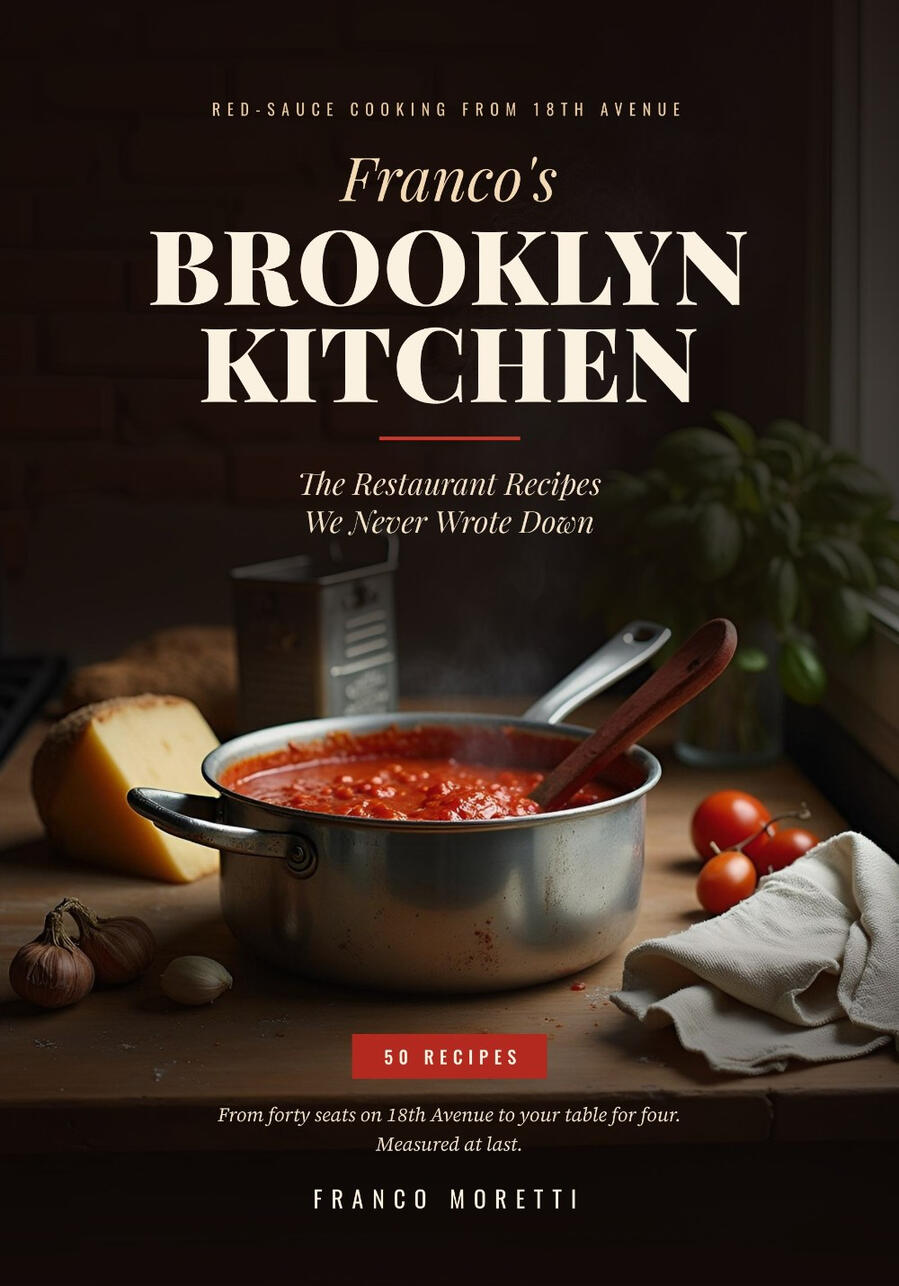 Cover of Franco’s Brooklyn Kitchen by Franco Moretti